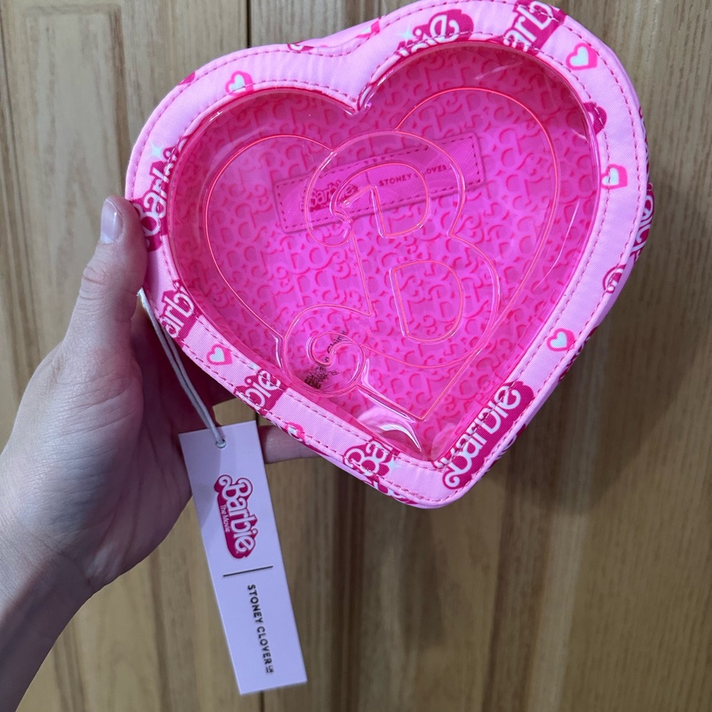 Stoney Clover Barbie The Movie Heart Pouch